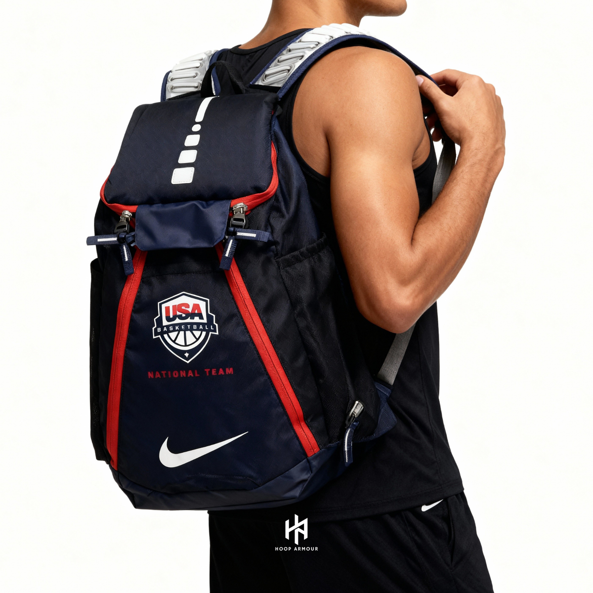 Hoop Armour™ Elite Backpack Team USA Navy – HOOPARMOUR™